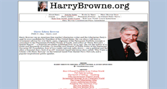 Desktop Screenshot of harrybrowne.org