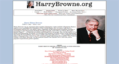 Desktop Screenshot of harrybrowne.com