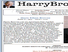 Tablet Screenshot of harrybrowne.com